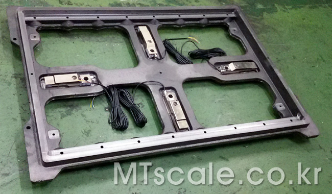 개별식 정밀축중기 · Pit Frame 및 Load Cell