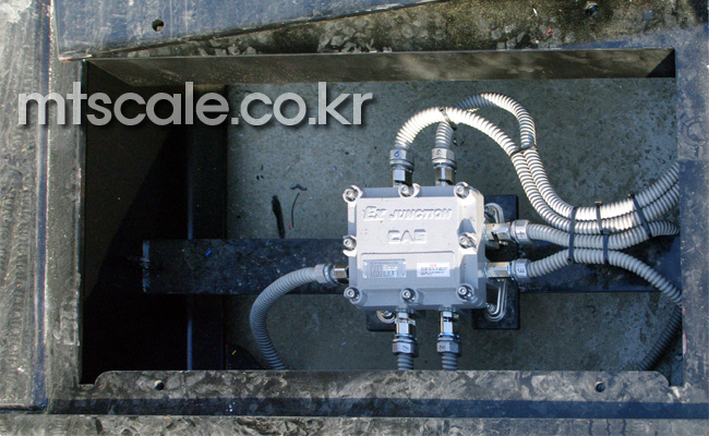 트럭스케일 정밀도와 측정불확도 · 방폭형 Junction Box 설치